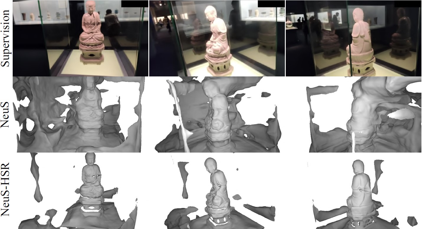 Looking Through the Glass: Neural Surface Reconstruction Against High Specular Reflections — research illustration